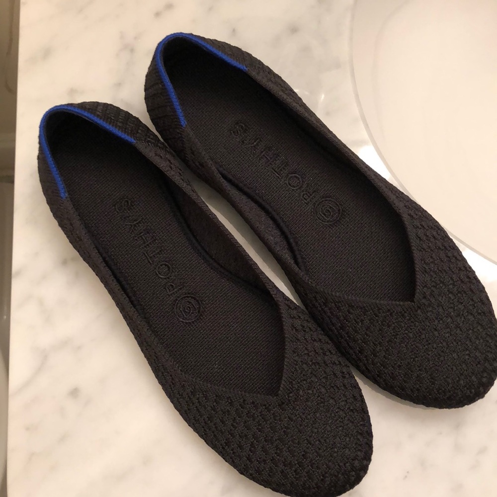 Rothy’s “The Flat” black 7.5
